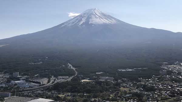 展望台からの富士山