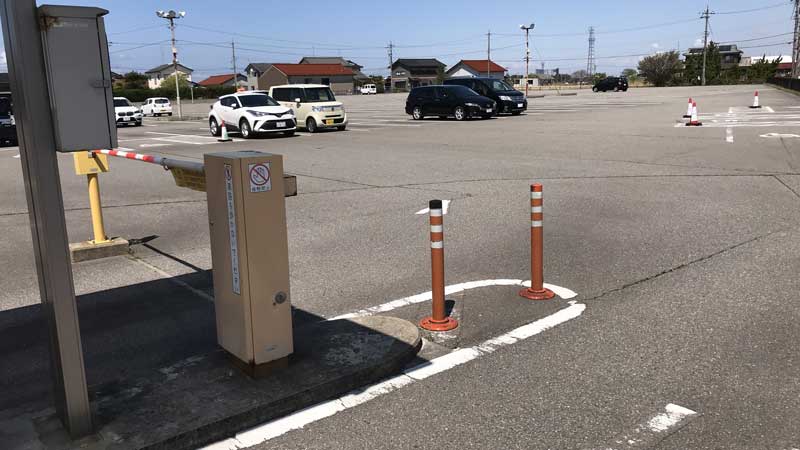 国際線第１駐車場の駐車状況